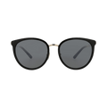 Gucci Round-Frame Acetate Sunglasses — Black
