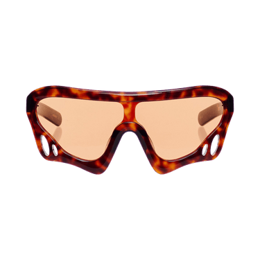 Sp5der Sp5 X Flatlist Eyewear 'Beetle' Sunglasses — Brown