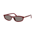 Miu Miu Regard Sunglasses — Red