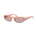 Miu Miu Half Frame Sunglasses — Pink