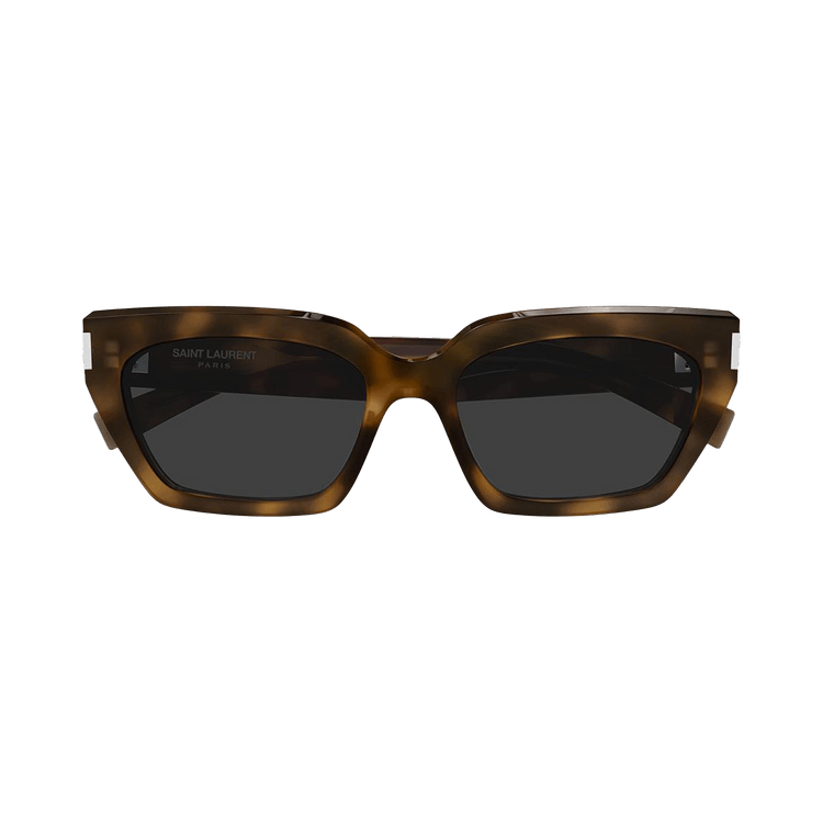 Saint Laurent Strong Cat Eye Shape Sunglasses — Brown