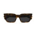 Saint Laurent Strong Cat Eye Shape Sunglasses — Brown