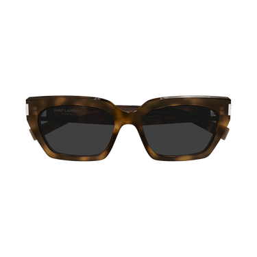 Saint Laurent Strong Cat Eye Shape Sunglasses — Brown