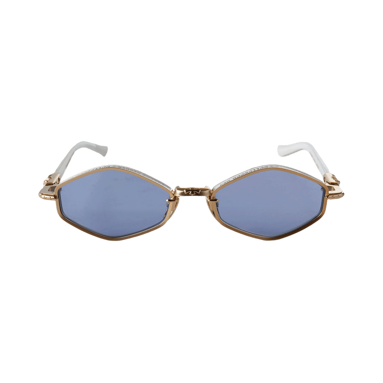 Chrome Hearts Nip Slip Sunglasses — Gold