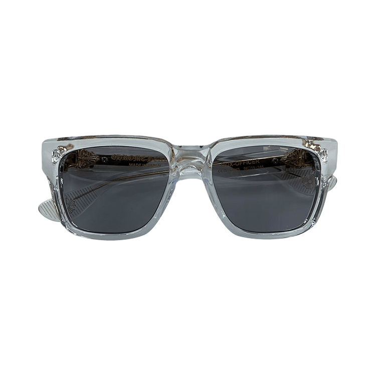 Chrome Hearts Box Officer Sunglasses — Gold