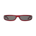 Rick Owens Sunglasses Fog — Red