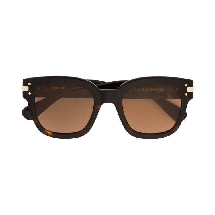 Amiri Classic Logo Sunglasses — Brown
