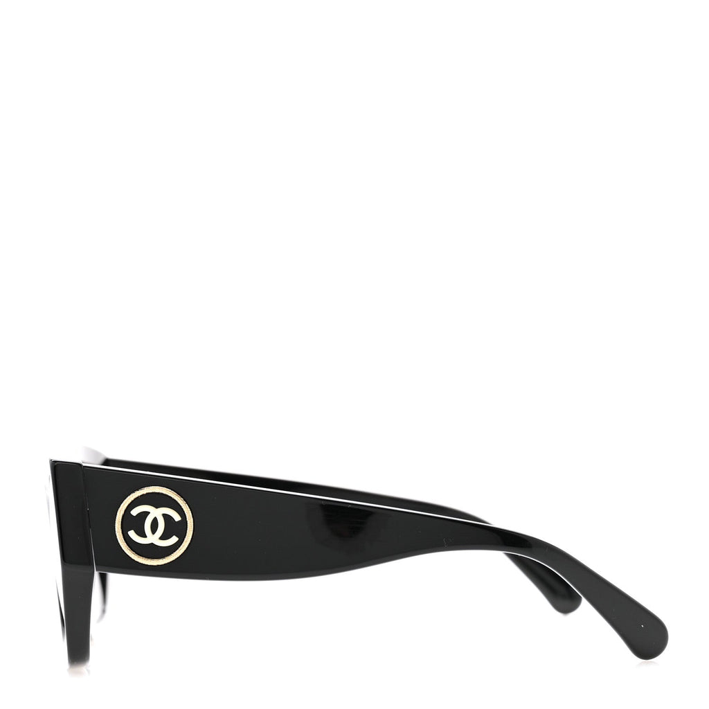 Chanel Square Sunglasses — Black