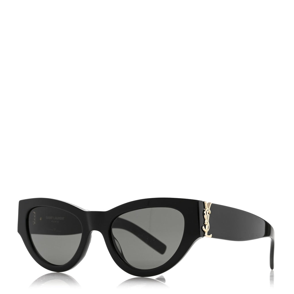 Saint Laurent Cat-Eye Sunglasses — Black
