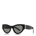 Saint Laurent Cat-Eye Sunglasses — Black