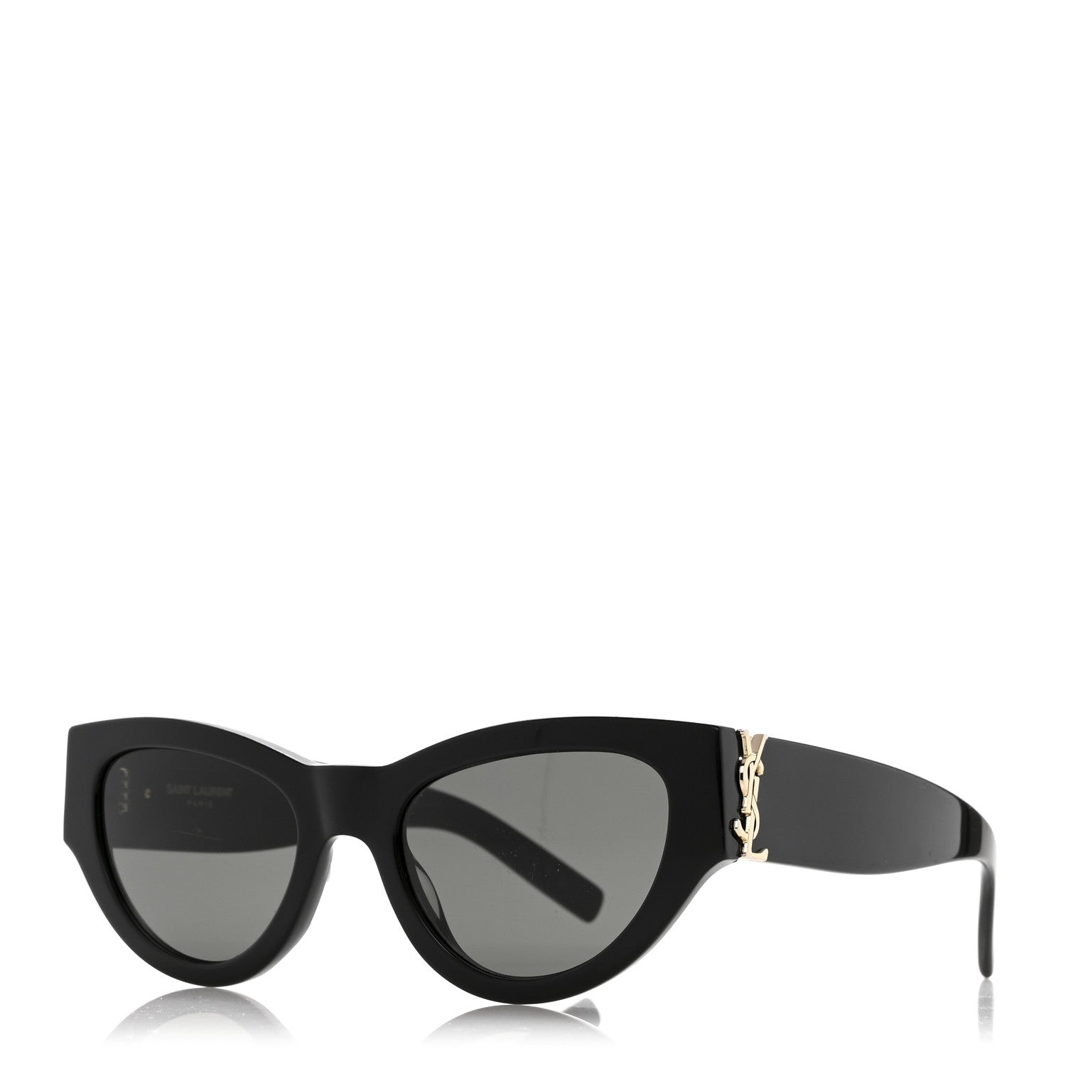 Saint Laurent Cat-Eye Sunglasses — Black