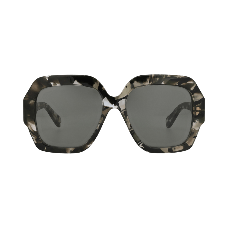 Chloé Square-Frame Recycled Acetate Sunglasses — Green