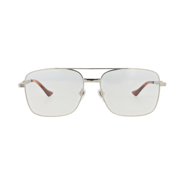 Gucci Aviator-Frame Metal Sunglasses — Silver