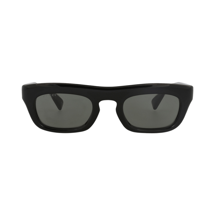 Gucci Square-Frame Recycled Acetate Sunglasses — Black