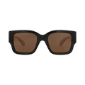 Gucci Square-Frame Recycled Acetate Sunglasses — Black