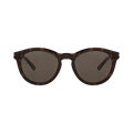 Gucci Round-Frame Recycled Acetate Sunglasses — Brown