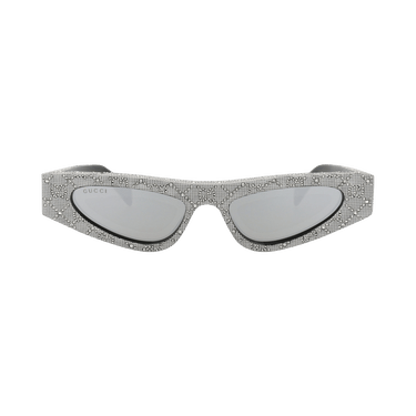 Gucci Cat Eye-Frame Recycled Acetate Sunglasses — Black