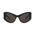 Balenciaga Cat Eye-Frame Recycled Acetate Sunglasses — Black