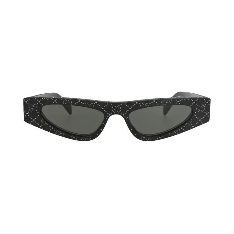 Gucci Cat Eye-Frame Recycled Acetate Sunglasses — Black