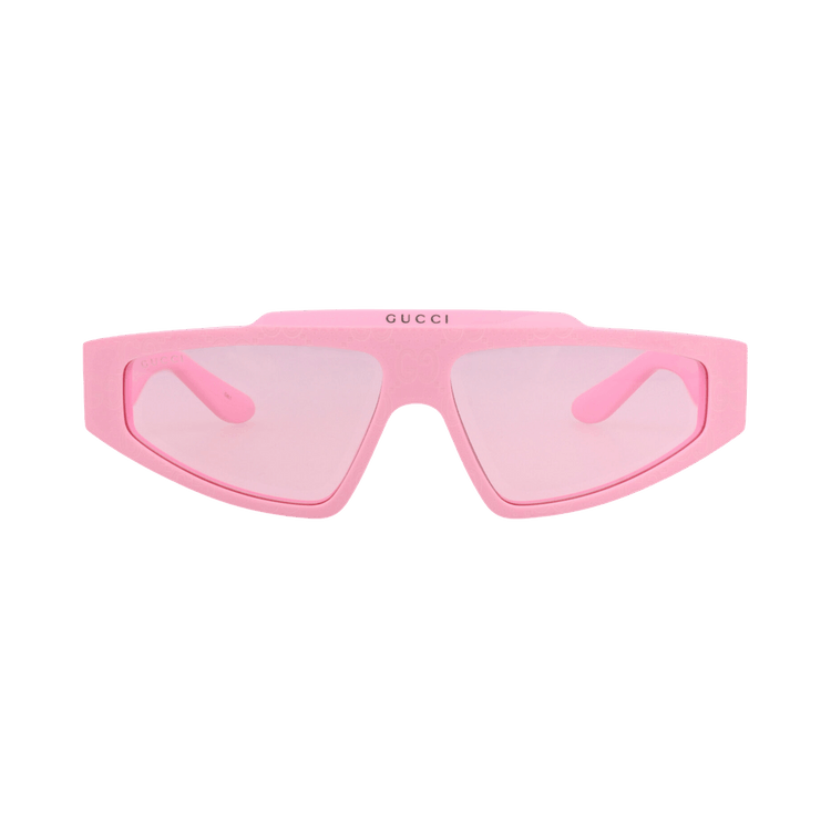 Gucci Square-Frame Recycled Acetate Sunglasses — Pink