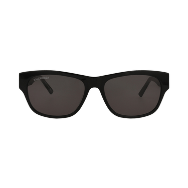 Balenciaga Square-Frame Acetate Sunglasses — Black