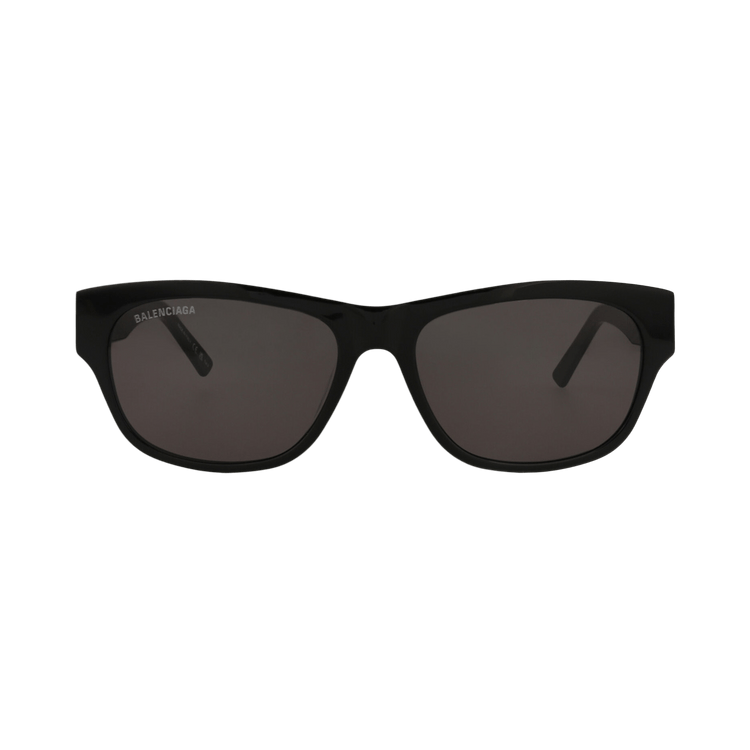 Balenciaga Square-Frame Acetate Sunglasses — Black
