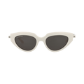 Balenciaga Cat Eye-Frame Acetate Sunglasses — Cream