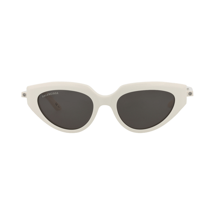Balenciaga Cat Eye-Frame Acetate Sunglasses — Cream