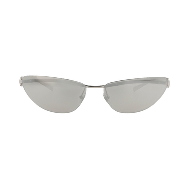 Gucci Cat Eye-Frame Metal Sunglasses — Silver