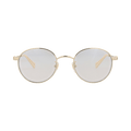 Gucci Round-Frame Metal Sunglasses — Gold
