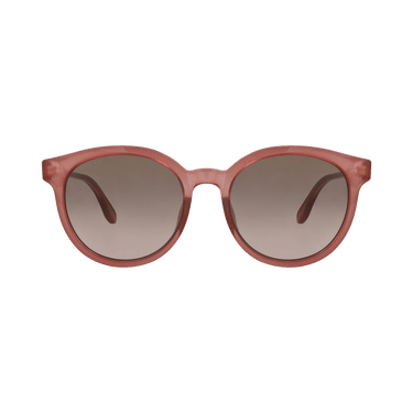 Gucci Round-Frame Injection Sunglasses — Pink
