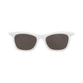 Balenciaga Square-Frame Injection Sunglasses — White