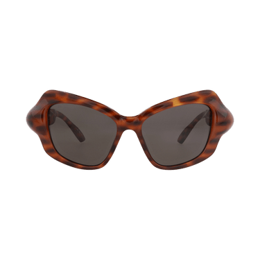 Balenciaga Cat Eye-Frame Bio-Injection Sunglasses — Brown