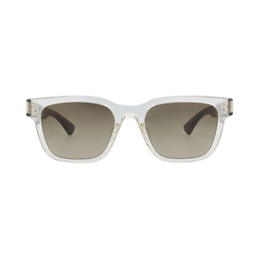 Saint Laurent Square-Frame Recycled Acetate Sunglasses — White