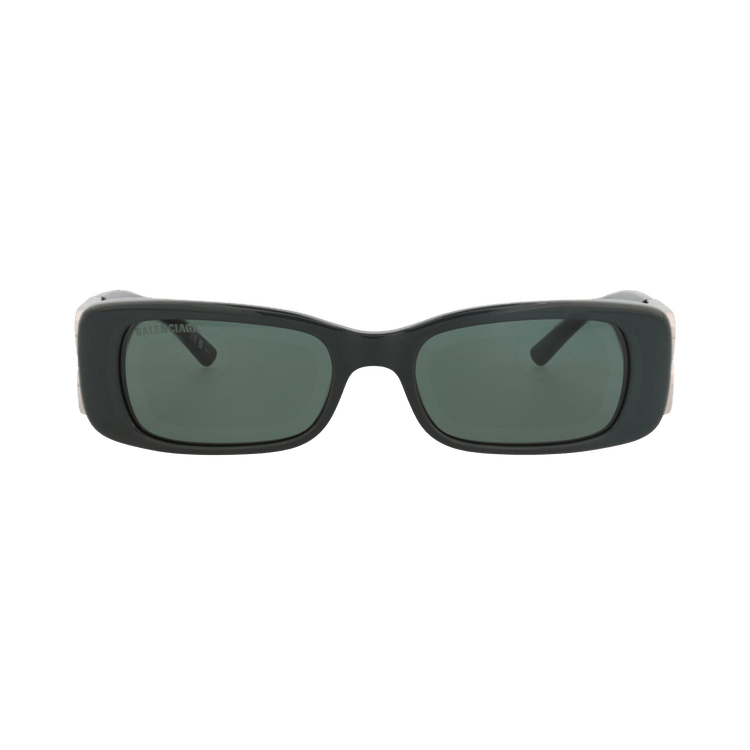 Balenciaga Square-Frame Recycled Acetate Sunglasses — Green
