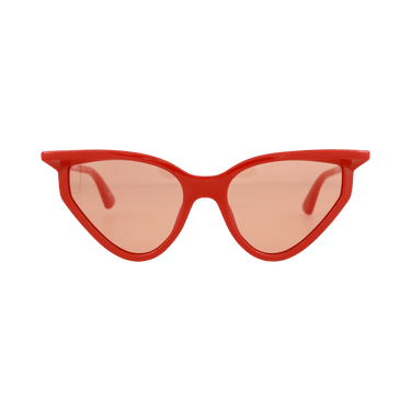 Balenciaga Cat Eye-Frame Injection Sunglasses — Red