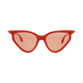 Balenciaga Cat Eye-Frame Injection Sunglasses — Red