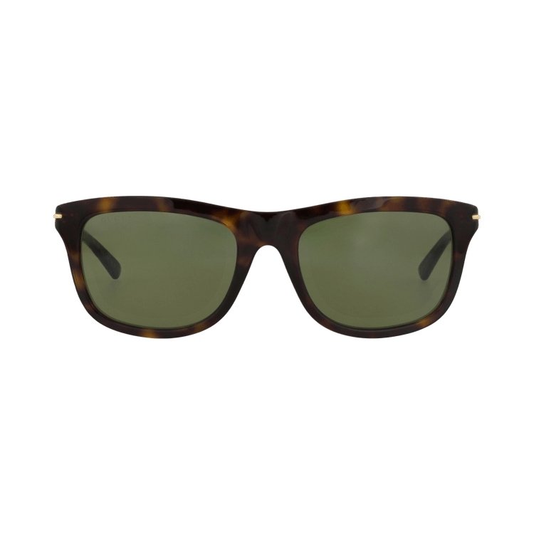 Gucci Square-Frame Recycled Acetate Sunglasses — Brown