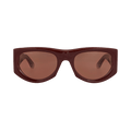 Gucci Cat Eye-Frame Recycled Acetate Sunglasses — Red
