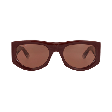 Gucci Cat Eye-Frame Recycled Acetate Sunglasses — Red