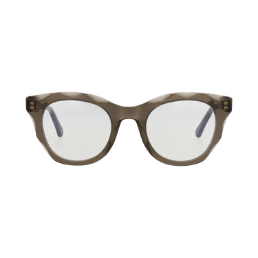 Chloé Round-Frame Recycled Acetate Sunglasses — Brown