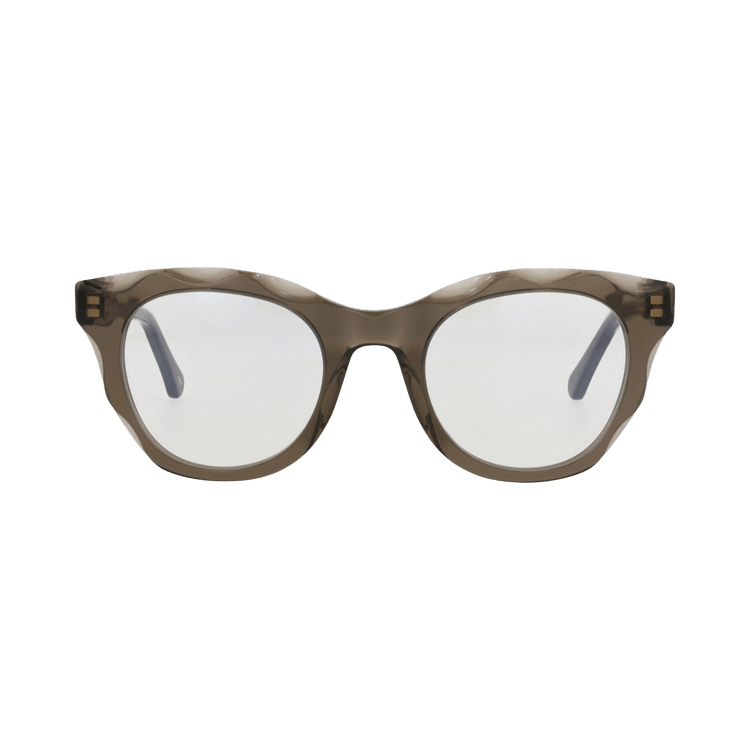 Chloé Round-Frame Recycled Acetate Sunglasses — Brown