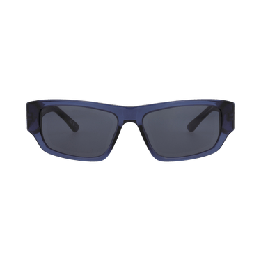 Balenciaga Square-Frame Recycled Acetate Sunglasses — Blue