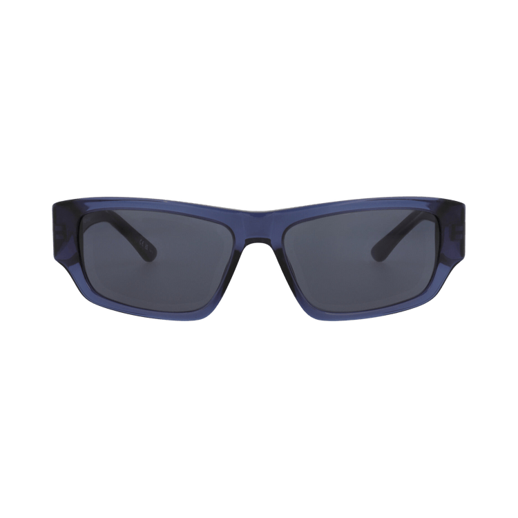 Balenciaga Square-Frame Recycled Acetate Sunglasses — Blue