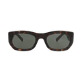 Saint Laurent Round-Frame Bio-Injection Sunglasses — Brown