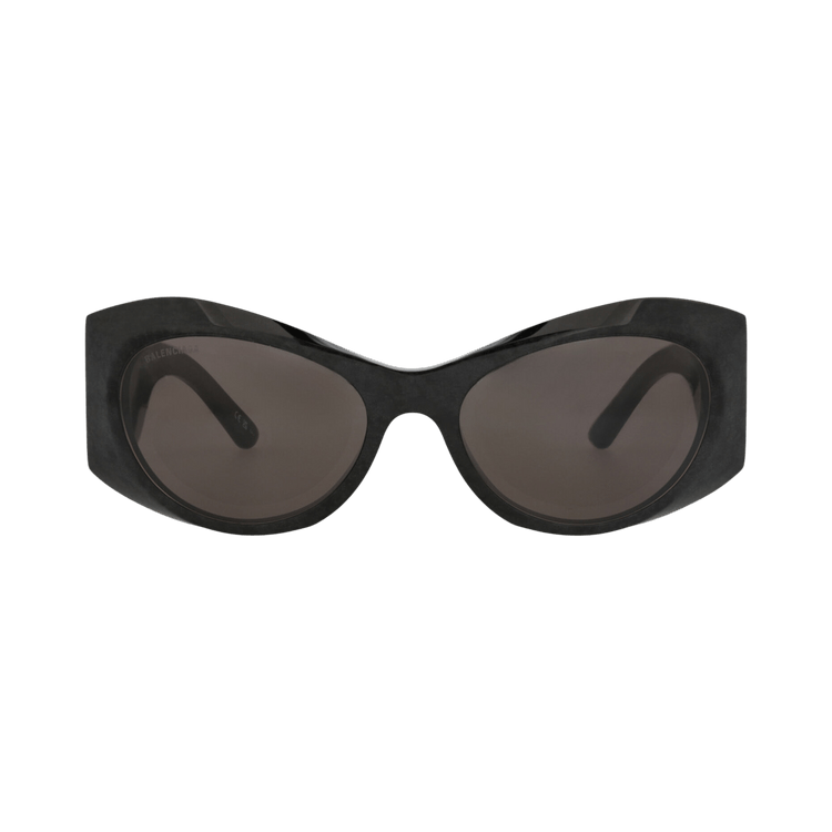 Balenciaga Cat Eye-Frame Recycled Acetate Sunglasses — Black