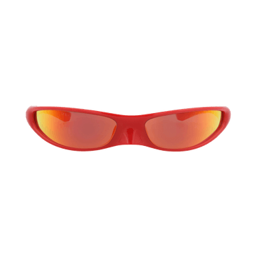 Balenciaga Shield-Frame Bio-Injection Sunglasses — Red