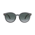 Gucci Round-Frame Injection Sunglasses — Grey