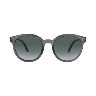 Gucci Round-Frame Injection Sunglasses — Grey