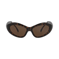 Balenciaga Cat Eye-Frame Bio Injection Sunglasses — Brown
